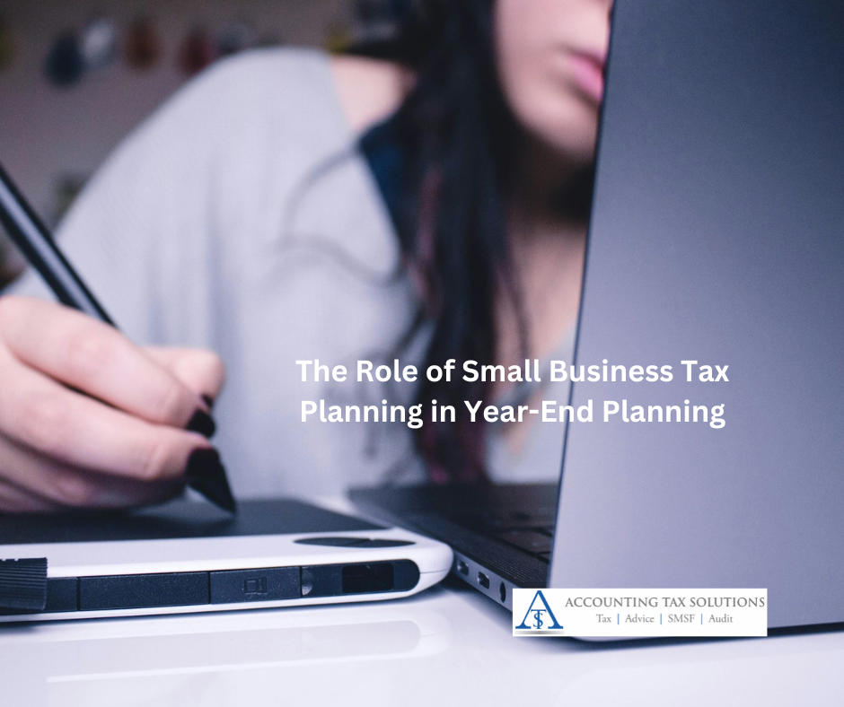 The Role of Small Business Tax Planning in YearEnd Planning Gold